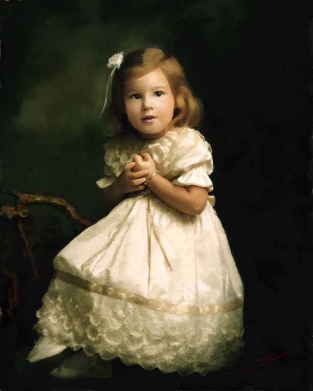 Ms. Shapell:  32 x 40 Oil on Canvas